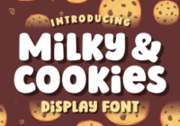 Milky and Cookies Font - Featured Image