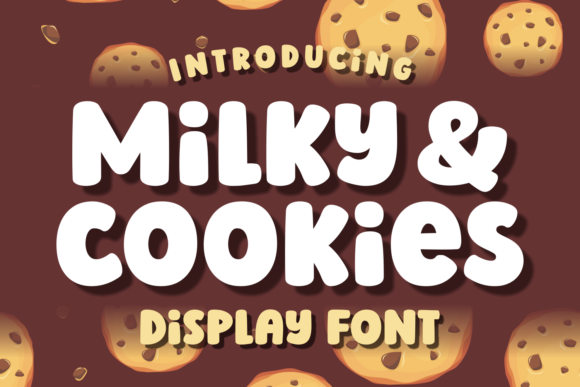 Milky and Cookies Font - Featured Image