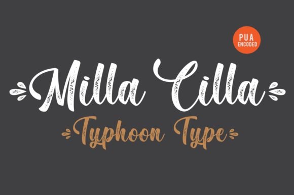 Milla Cilla Font - Featured Image