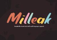 Milleak Font - Featured Image
