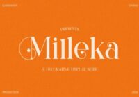 Milleka Font - Featured Image