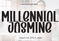 Millennial Jasmine Font - Featured Image