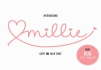 Millie Font - Featured Image