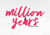 Million Years Font - Featured Image