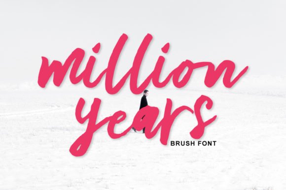 Million Years Font - Featured Image