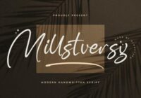 Millstversy Font - Featured Image