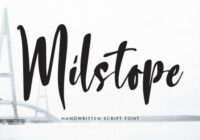 Milstope Font - Featured Image