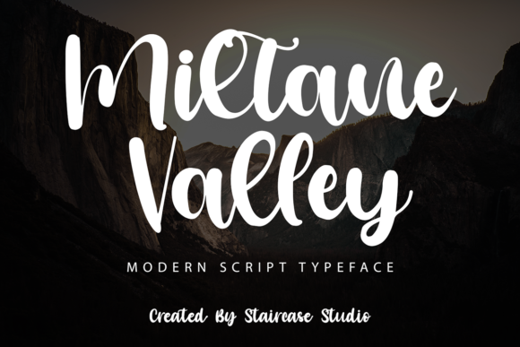 Miltane Valley Font - Featured Image