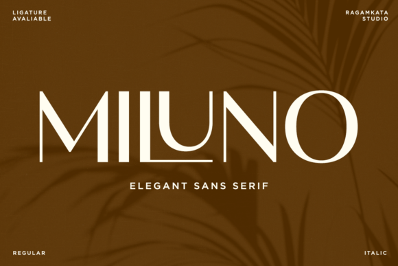 Miluno Font - Featured Image