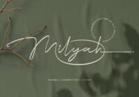 Milyah Font - Featured Image
