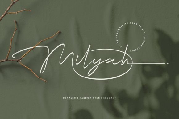 Milyah Font - Featured Image