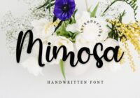 Mimosa Font - Featured Image