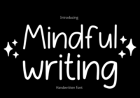 Mindful Writing Font - Featured Image