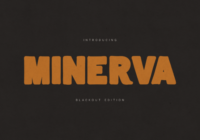 Minerva Blackout Font - Featured Image