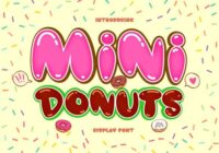 Mini Donuts Font - Featured Image