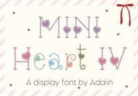 Mini Heart Iv Font - Featured Image