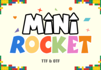 Mini Rocket Font - Featured Image