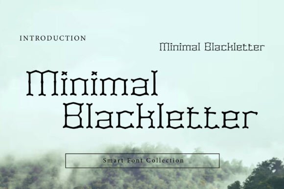 Minimal Blackletter Font - Featured Image
