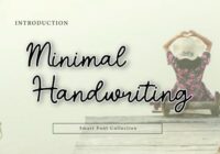 Minimal Handwriting Font - Featured Image