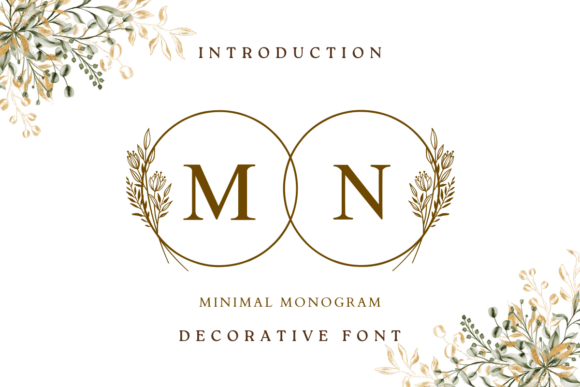 Minimal Monogram Font - Featured Image