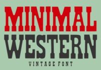 Minimal Western Font - Featured Image