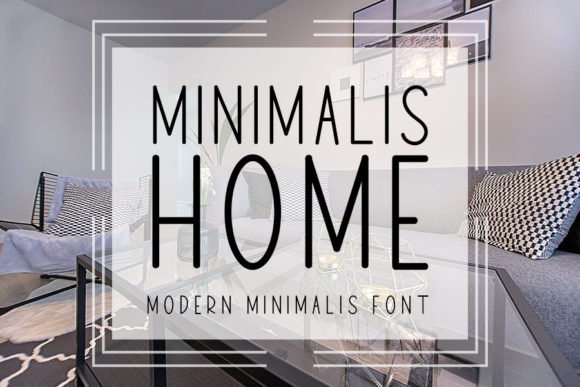 Minimalis Home Font - Featured Image