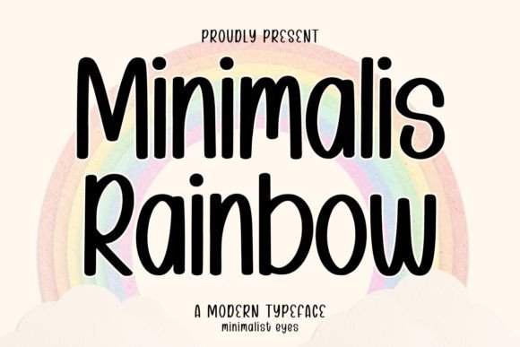 Minimalis Rainbow Font - Featured Image