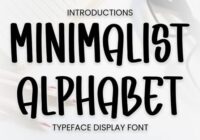 Minimalist Alphabet Font - Featured Image