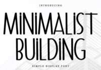 Minimalist Building Font - Featured Image