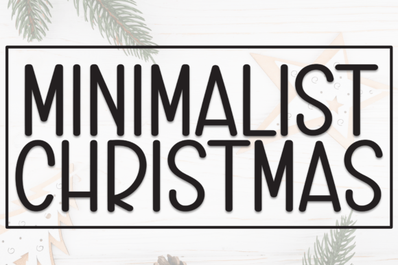 Minimalist Christmas Font Font - Featured Image