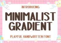 Minimalist Gradient Font - Featured Image