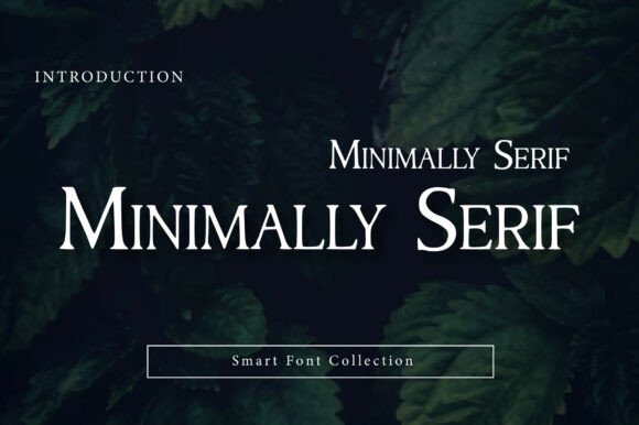 Minimally Serif Font - Featured Image