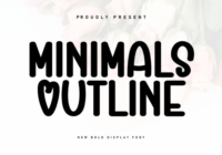 Minimals Outline Font - Featured Image