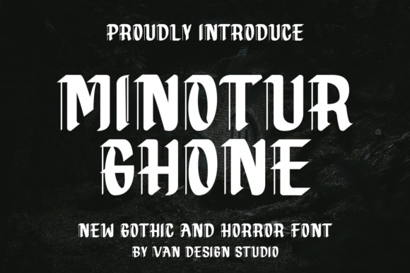 Minotur Ghone Font - Featured Image