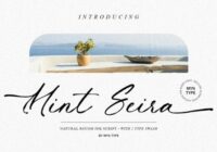 Mint Seira Font - Featured Image