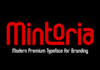 Mintoria Font - Featured Image