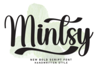 Mintsy Font - Featured Image