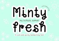Minty Fresh Font - Featured Image