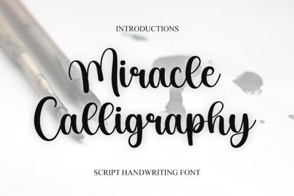 Miracle Calligraphy Font - Featured Image