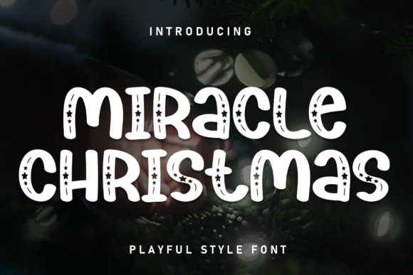 Miracle Christmas Font - Featured Image