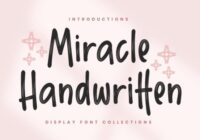 Miracle Handwritten Font - Featured Image