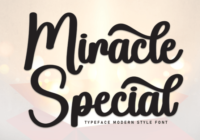 Miracle Spesial Font - Featured Image