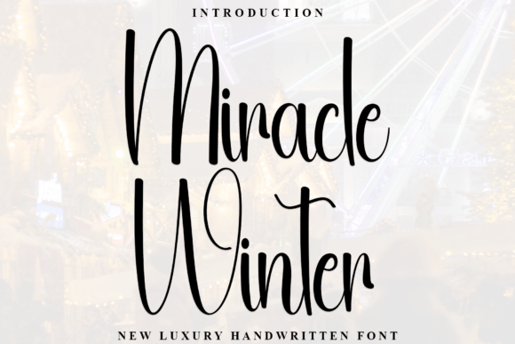 Miracle Winter Font - Featured Image
