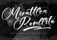 Mirattlen Romllita Font - Featured Image