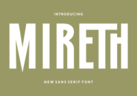 Mireth Font - Featured Image