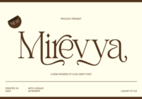 Mirevya Font - Featured Image