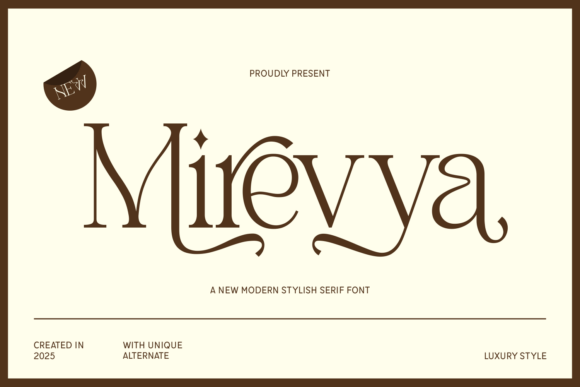 Mirevya Font - Featured Image