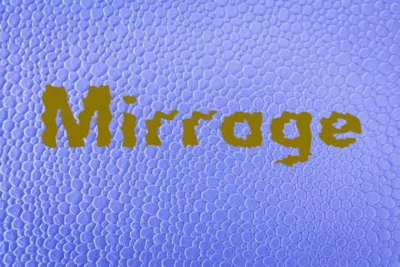 Mirrage Font - Featured Image