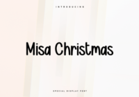 Misa Christmas Font - Featured Image