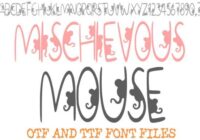 Mischievous Mouse Font - Featured Image
